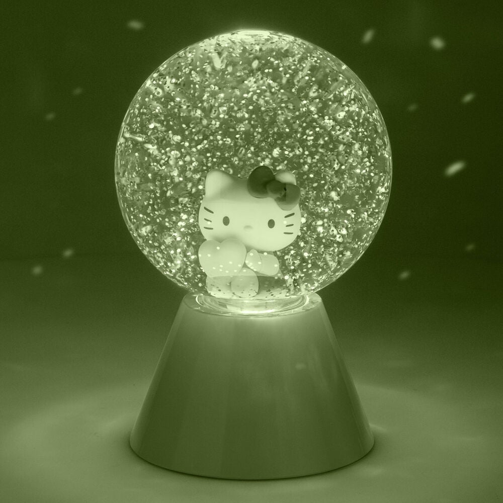 Lampara LED purpurina Hello Kitty