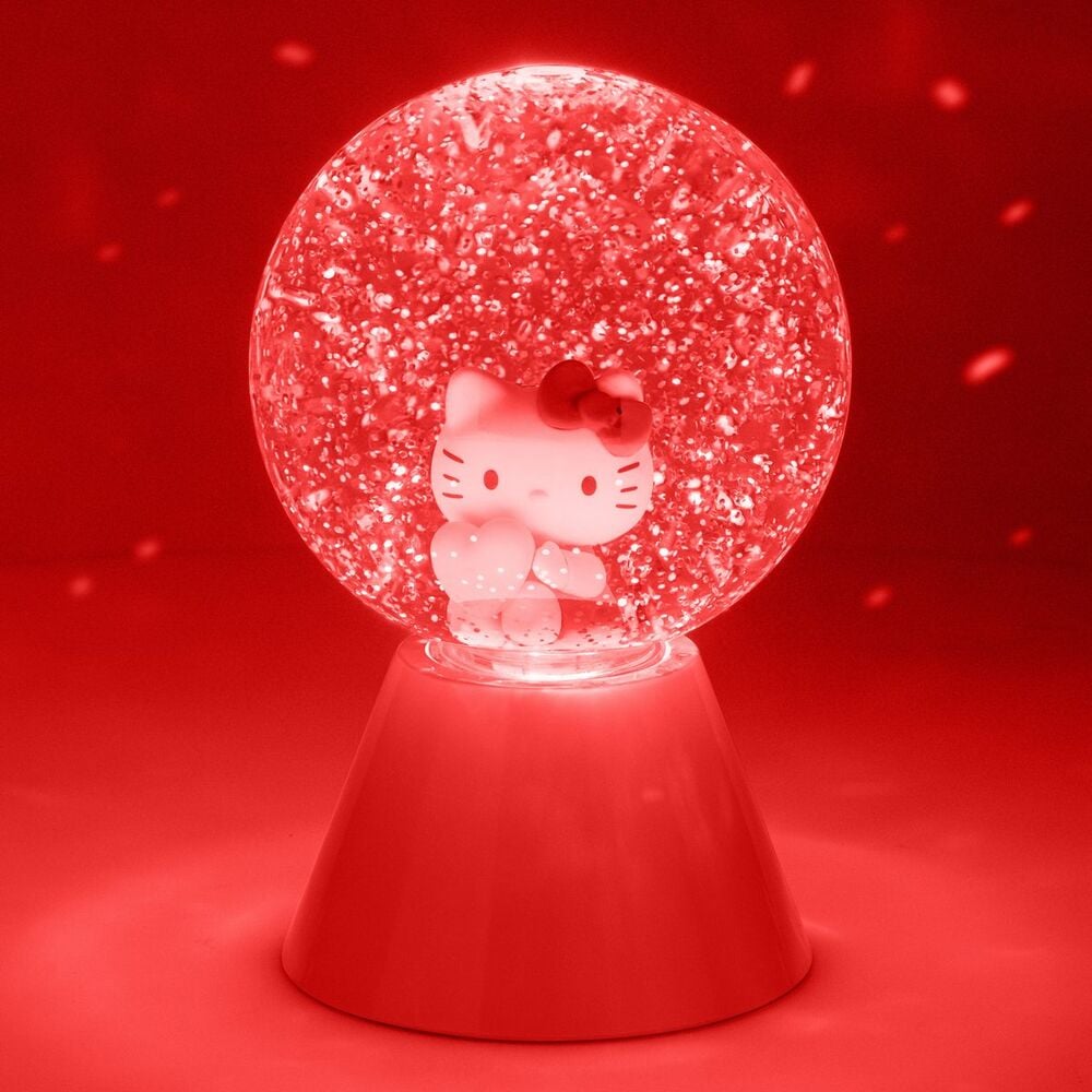 Lampara LED purpurina Hello Kitty