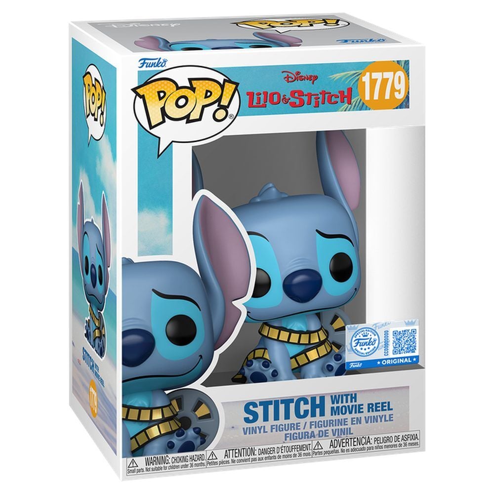 Figura POP Disney Lilo & Stitch - Stitch with Movie Reel Exclusive Frikytopia