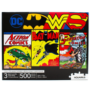 Set 3 Puzzles DC Comics 500pzs