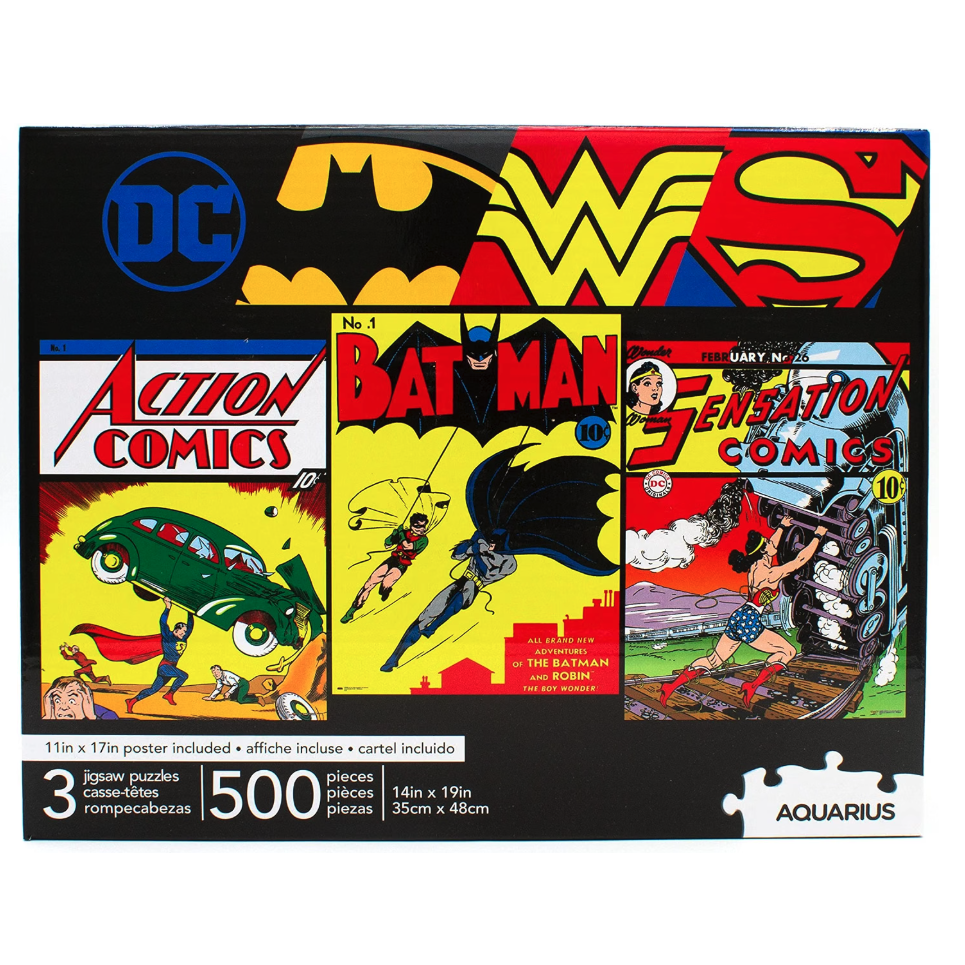 Set 3 Puzzles DC Comics 500pzs Frikytopia