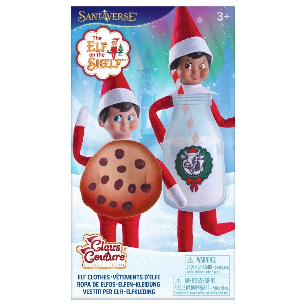 Vestuario para Elfo Galleta y Botella de Leche The Elf on the Self