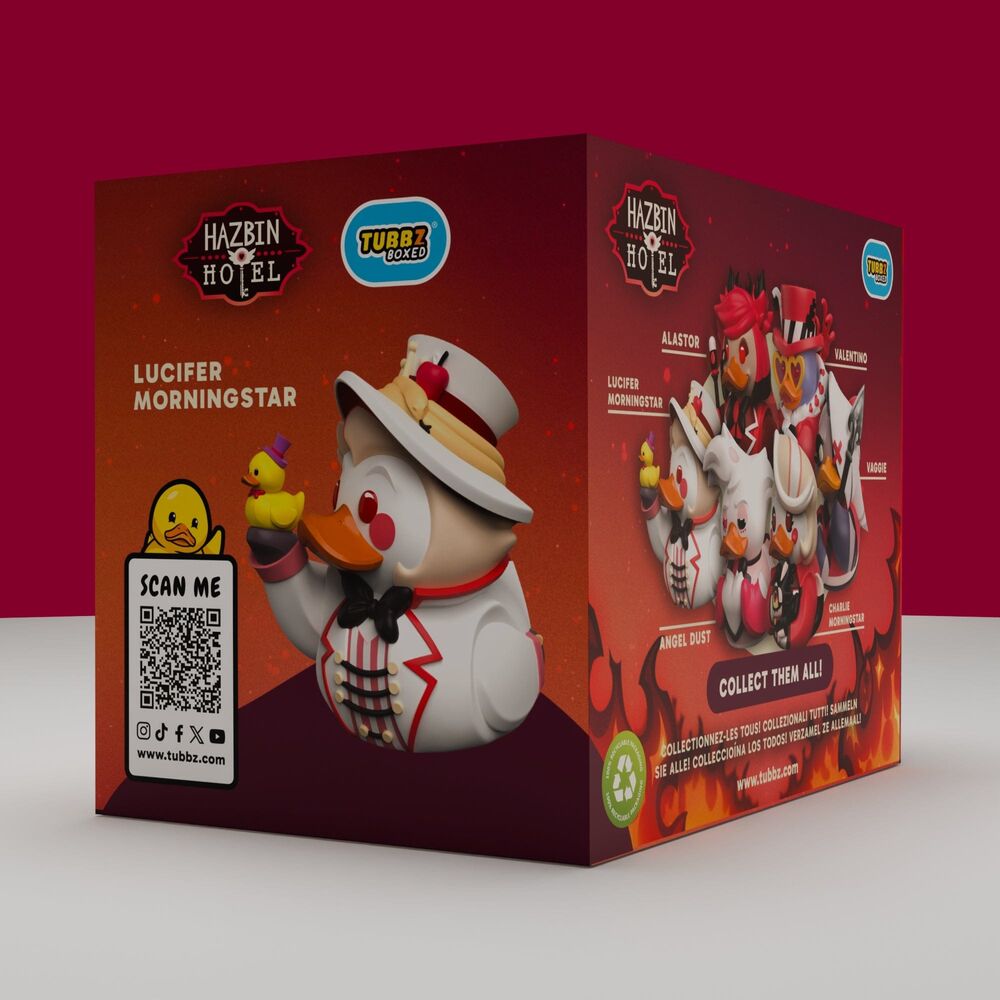 Hazbin Hotel Tubbz Figura PVC Lucifer Morningstar Boxed Edition 10 cm