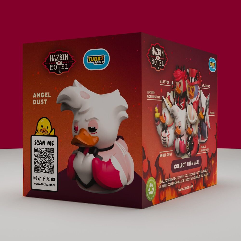 Hazbin Hotel Tubbz Figura PVC Angel Dust Boxed Edition 10 cm