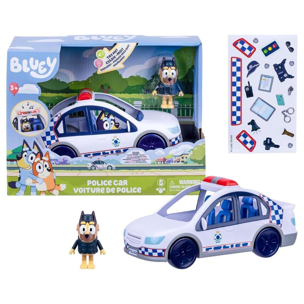 Bluey Vehículo Police Car