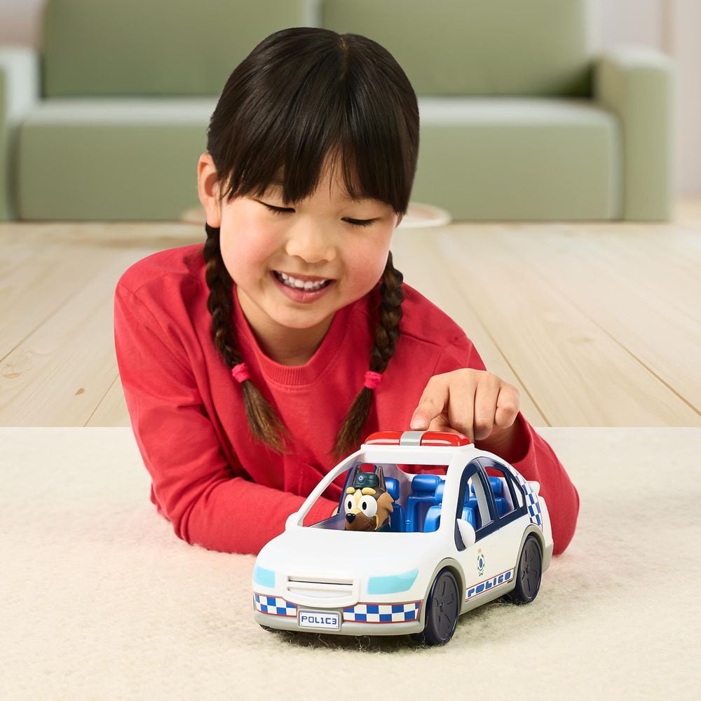 Bluey Vehículo Police Car