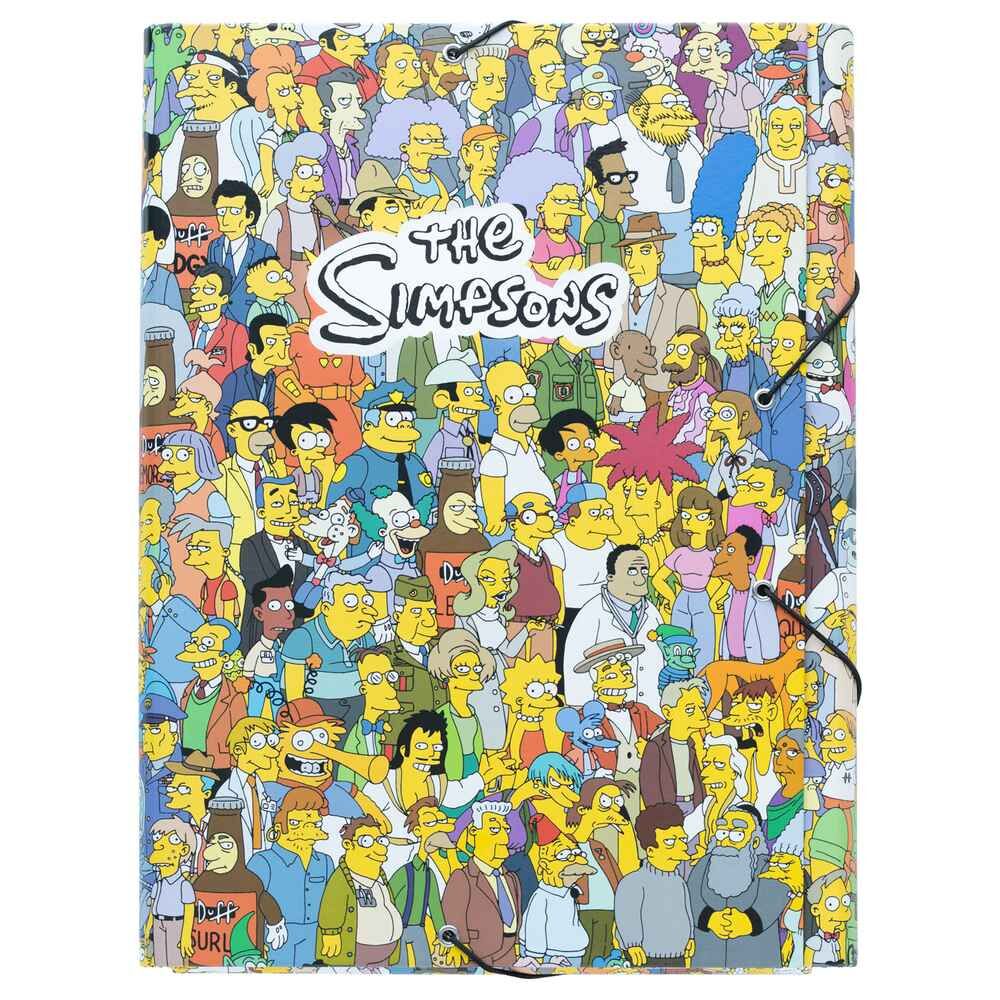 Los Simpson Carpeta con elásticos 34 x 26 cm