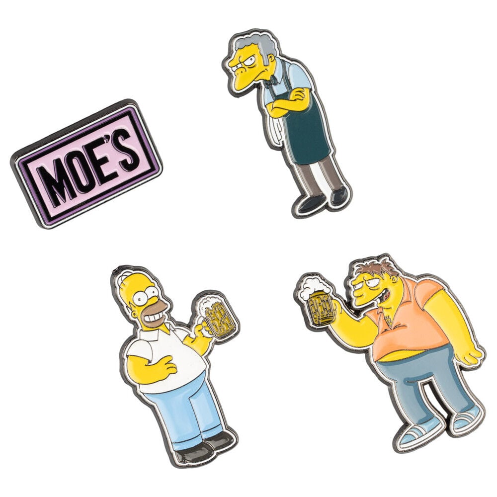 Los Simpson Pins Set de 4 Moe's Tavern