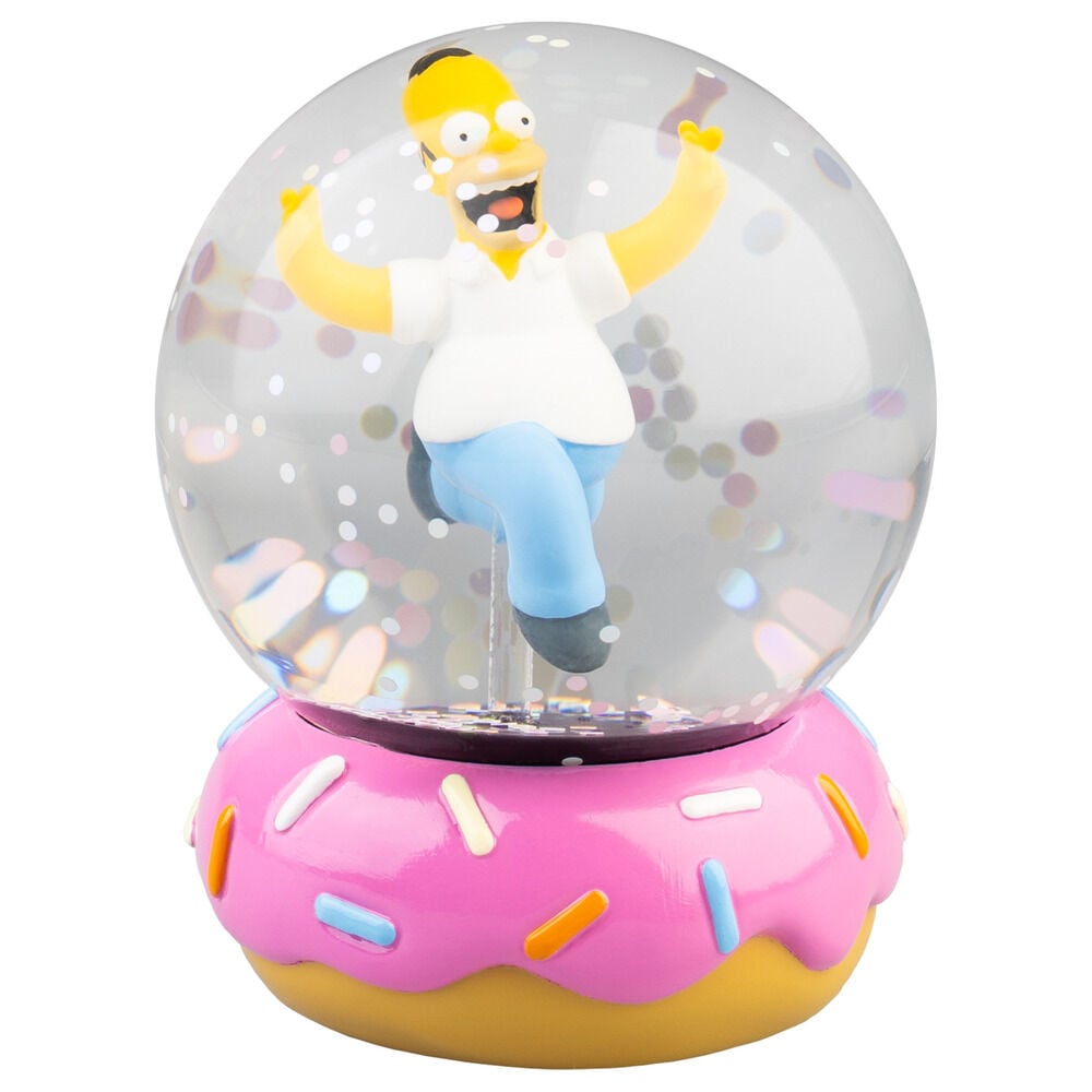 Los Simpson Bola de Nieve Homer Simpson Donut 10 cm