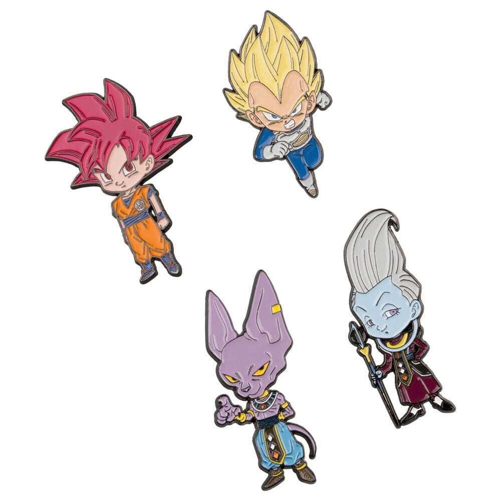 Blister 4 pins Dragon Ball Super Frikytopia