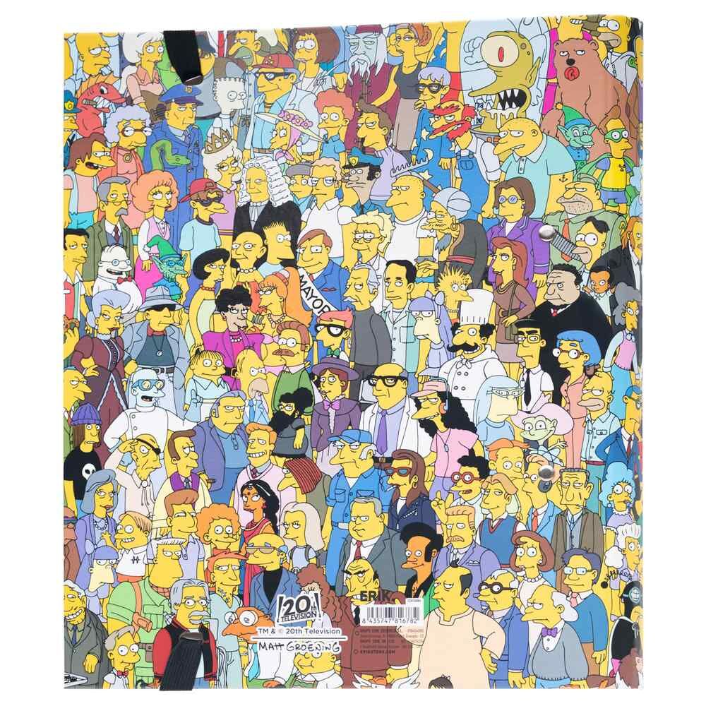 Los Simpson Carpeta de anillas 2 anillas 32 x 28 cm