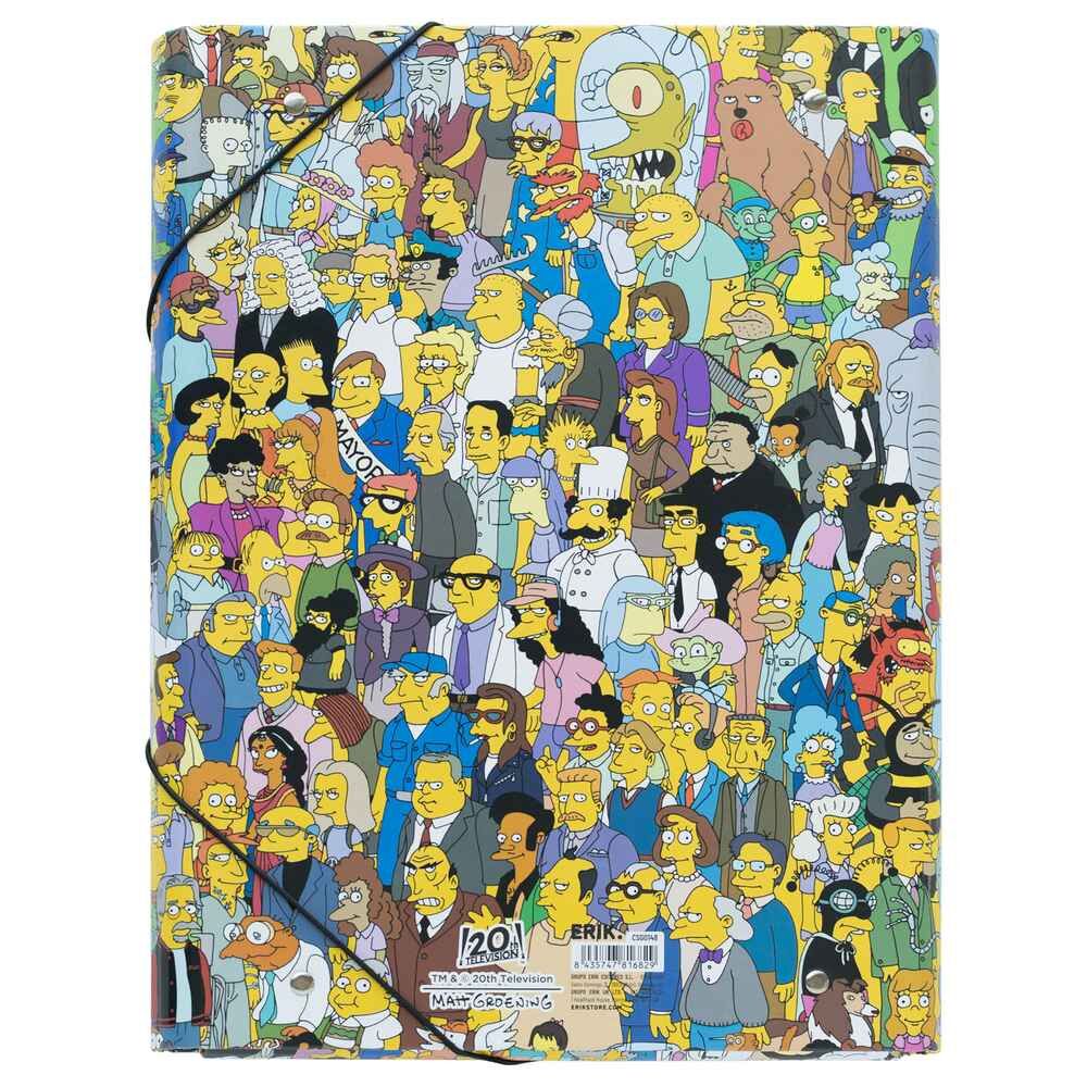 Los Simpson Carpeta con elásticos 34 x 26 cm