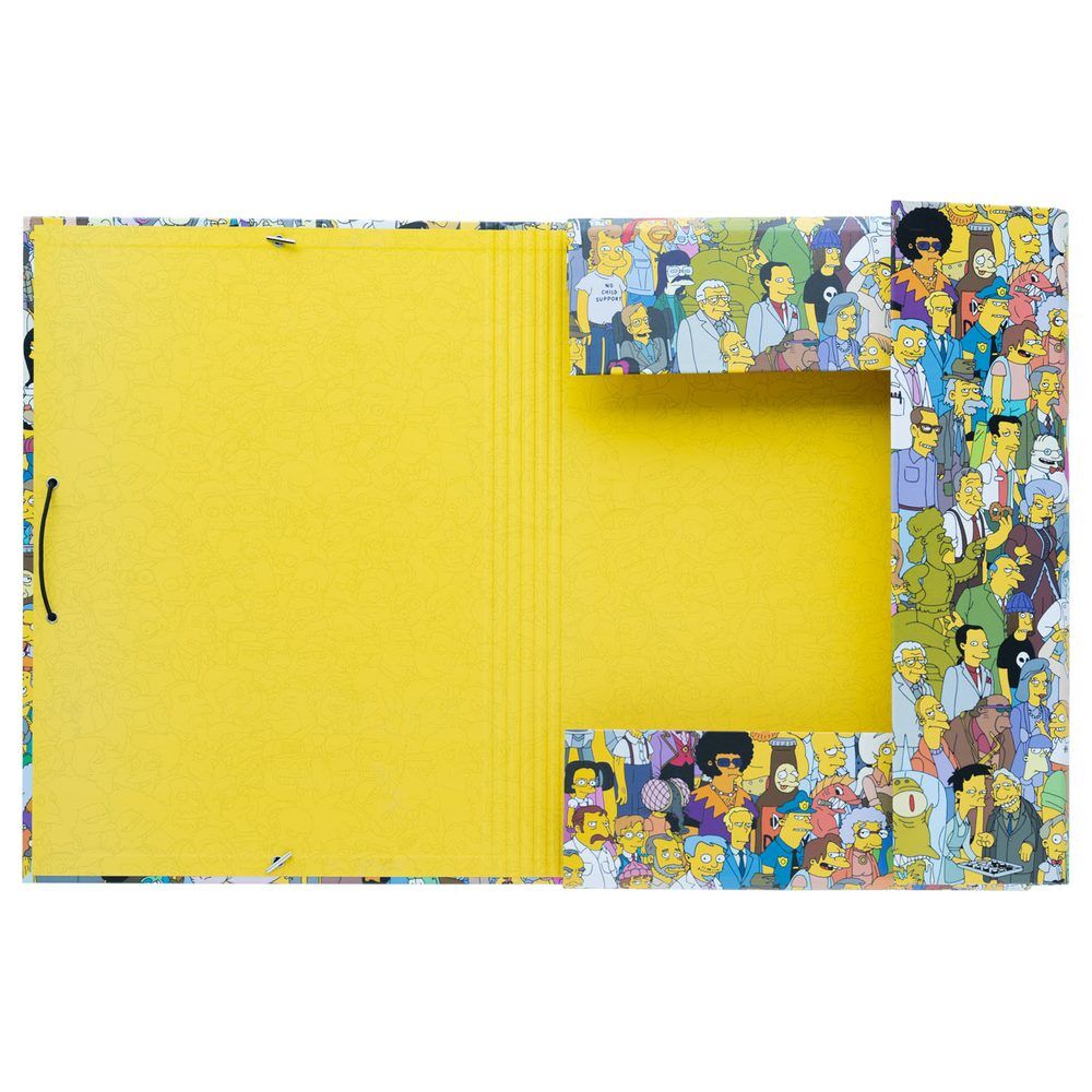 Los Simpson Carpeta con elásticos 34 x 26 cm