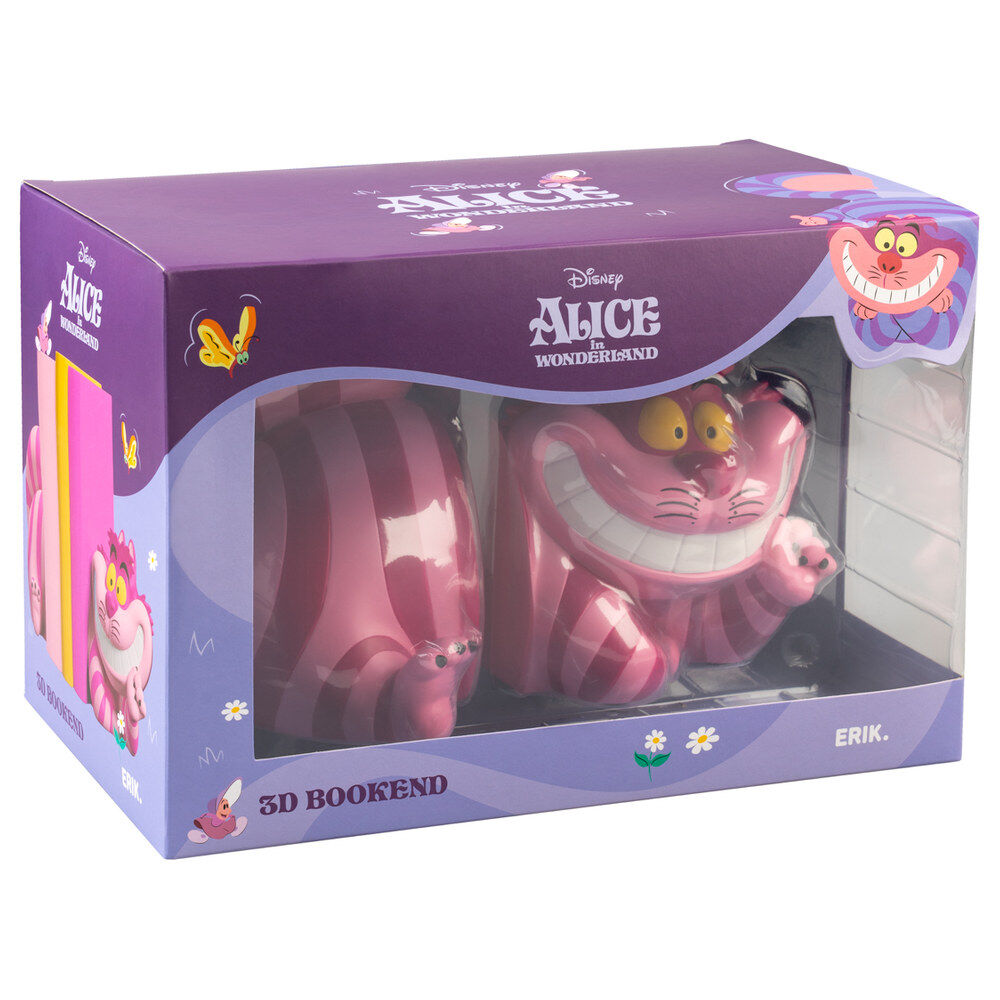Disney Alicia en el País de las Maravillas Sujetalibros Gato de Cheshire