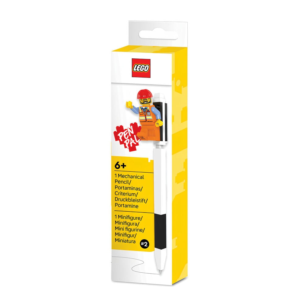 Portaminas con minifigura Black Lego Frikytopia