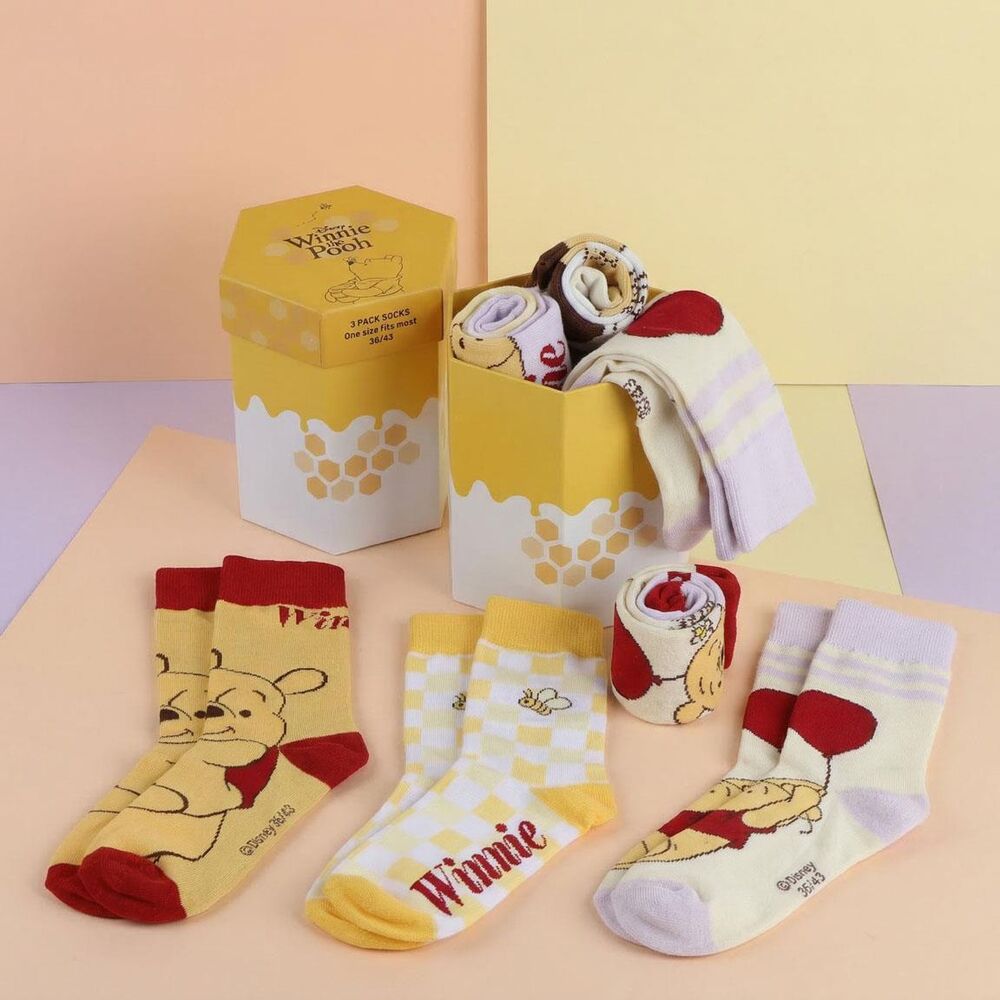 Lilo Stitch Pack de 3 Pares de calcetines 36-43