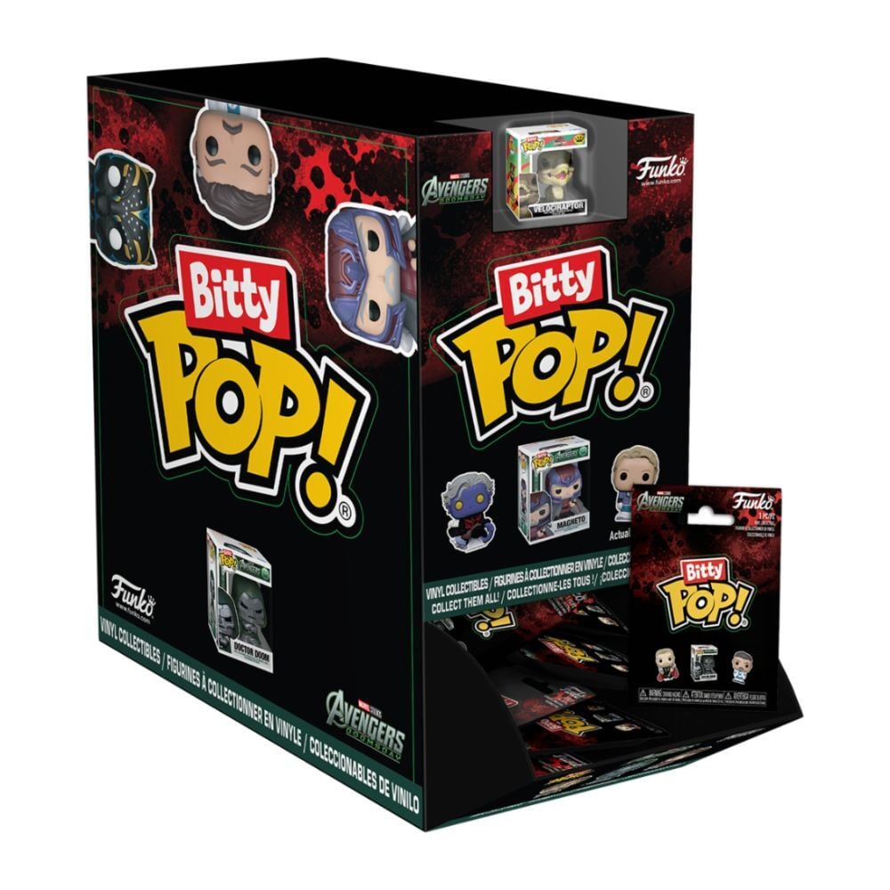 Avengers: Doomsday Display de 24 Figuras Bitty POP! Single Vinyl PDQ 2,5 cm