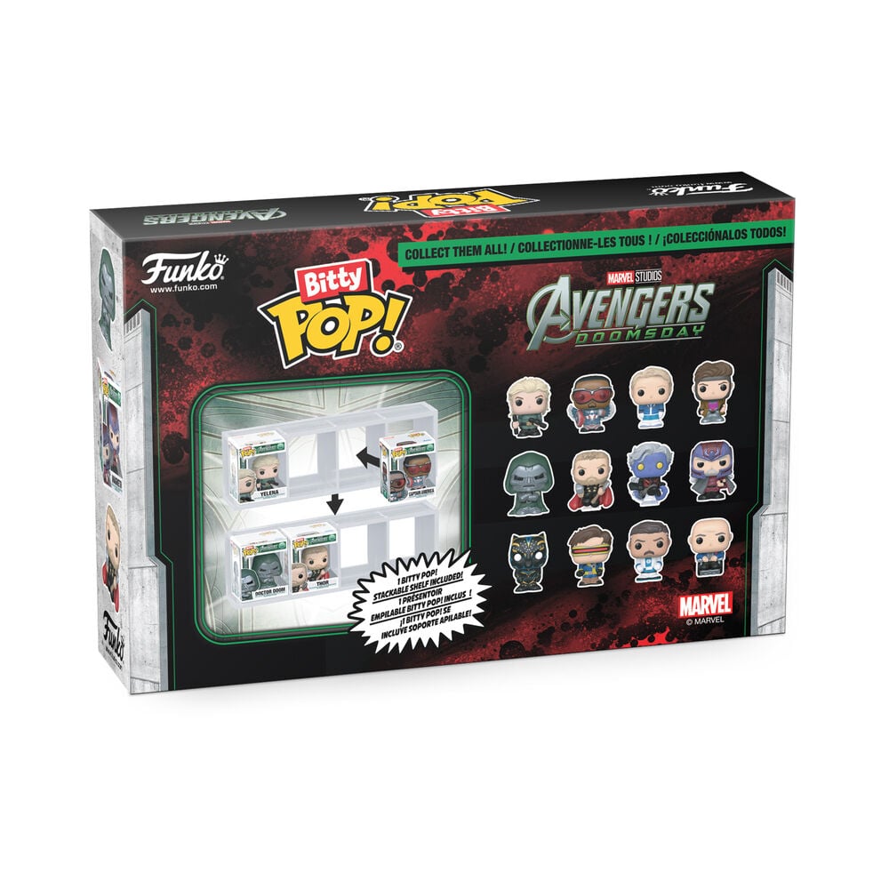 Blister 4 figuras Bitty POP Marvel Studios Avengers Doomsday