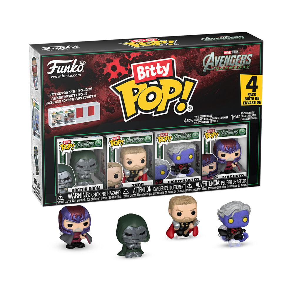 Blister 4 figuras Bitty POP Marvel Studios Avengers Doomsday Frikytopia