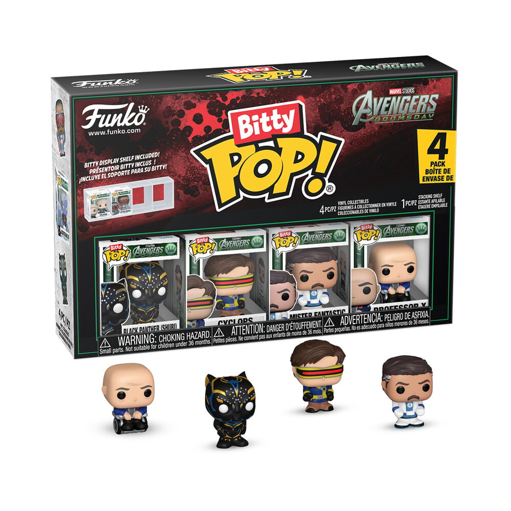 Blister 4 figuras Bitty POP Marvel Studios Avengers Doomsday Frikytopia