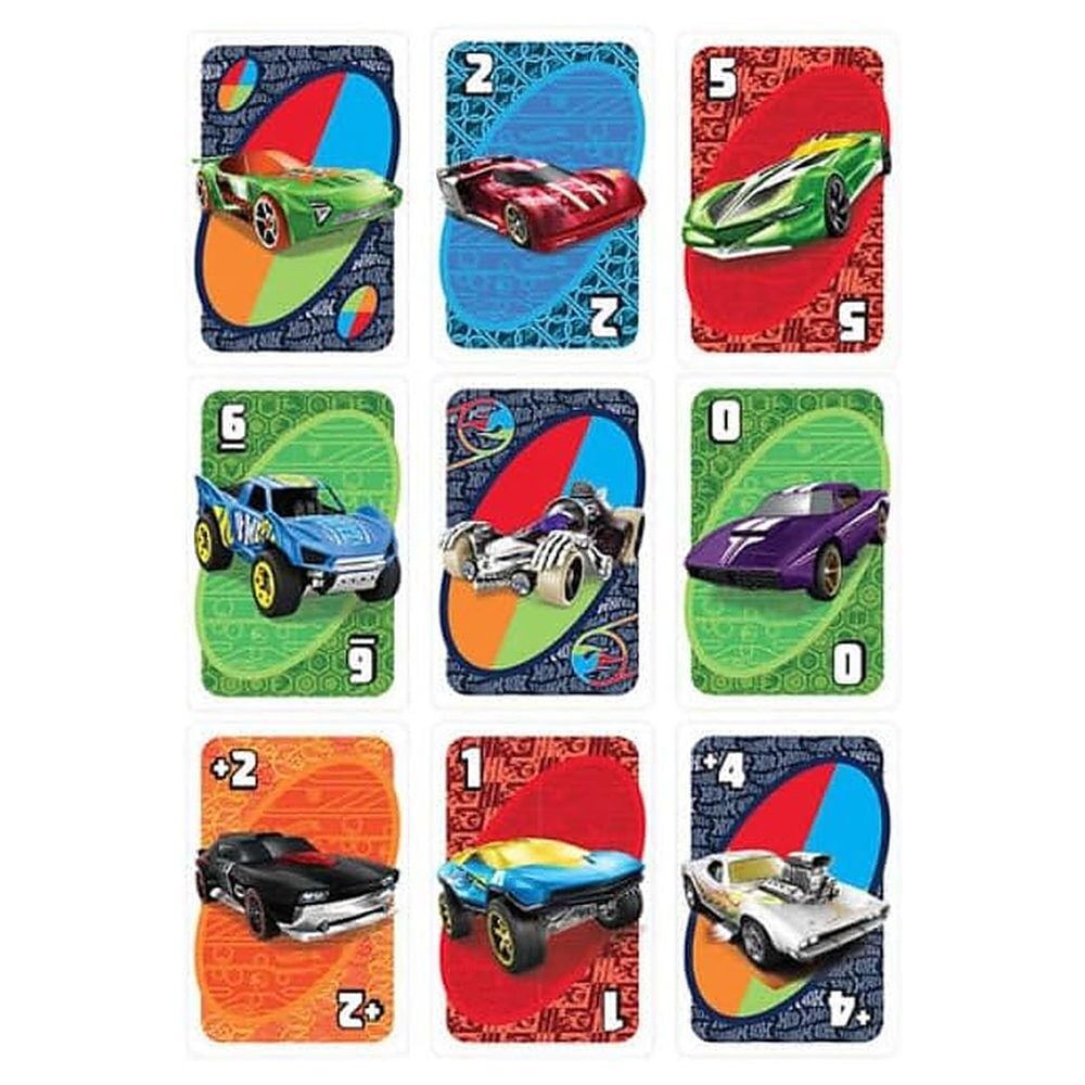 Juego cartas UNO Hot Wheels