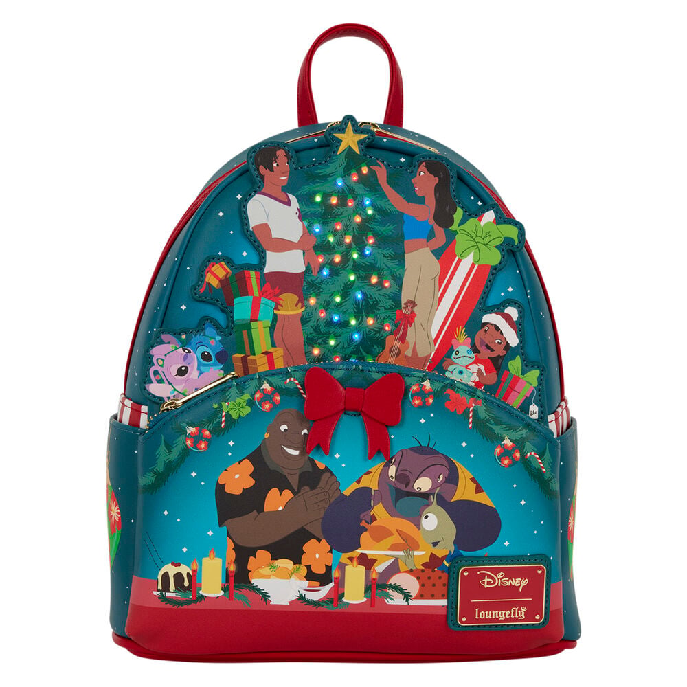 Mochila Lilo & Stitch Holiday Stitch Disney Loungefly 26cm Frikytopia