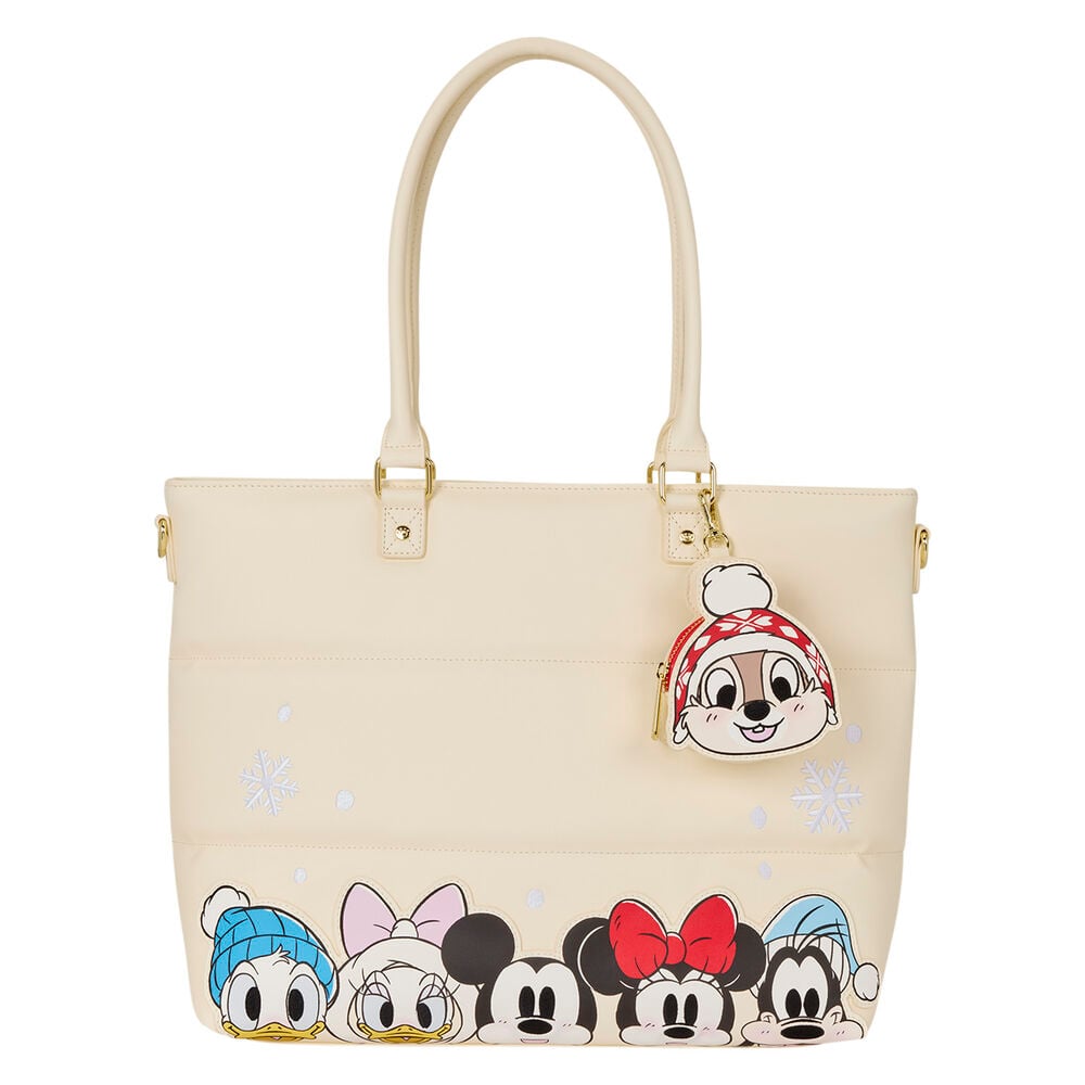 Bolso + monedero Puff Quilt Mickey & Friends Disney Loungefly Frikytopia