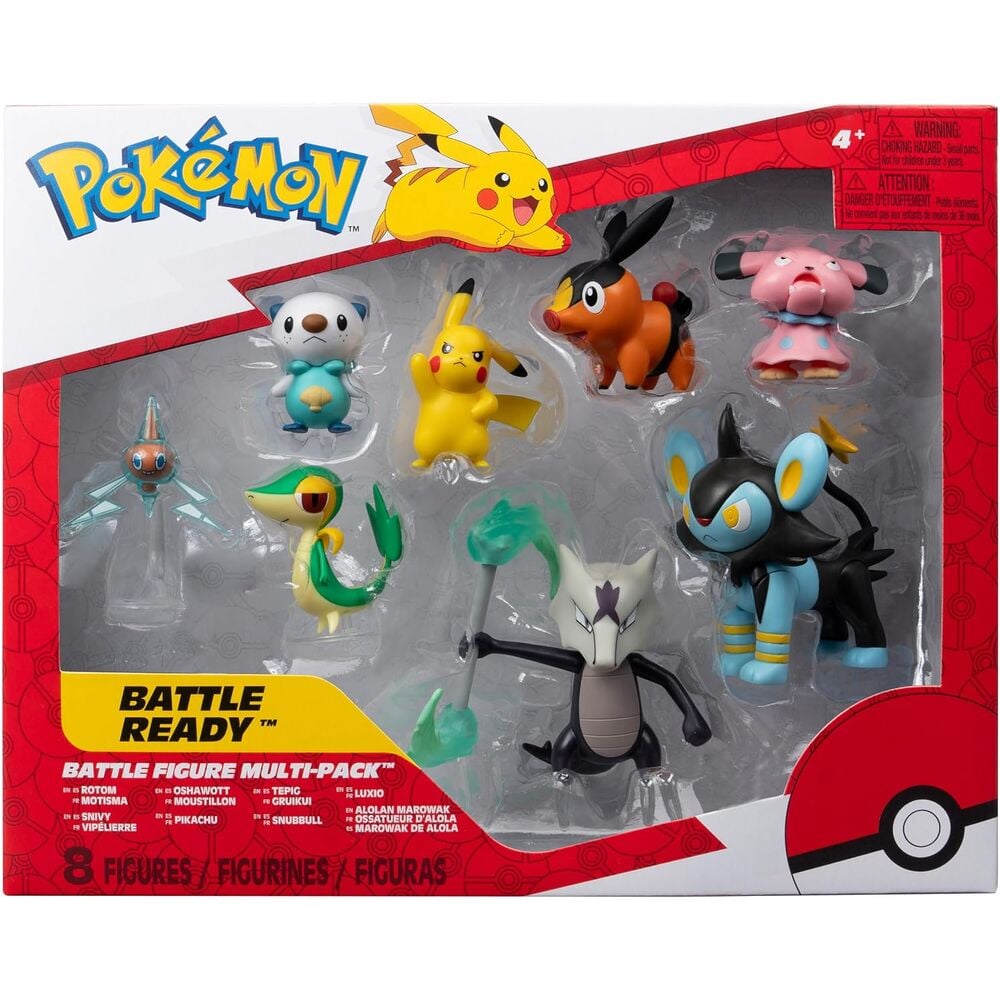 Blister 8 figuras Battle Ready Pokemon Frikytopia