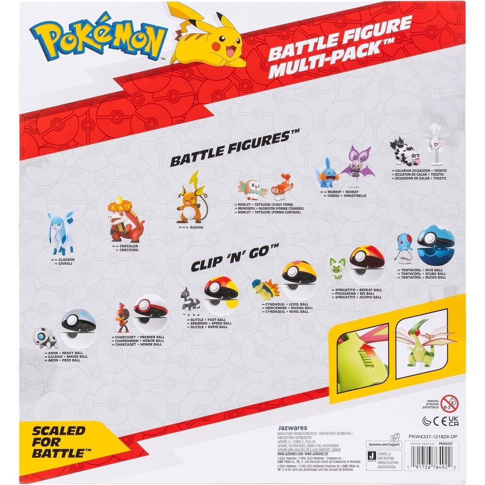 Blister 10 figuras Battle Ready Pokemon