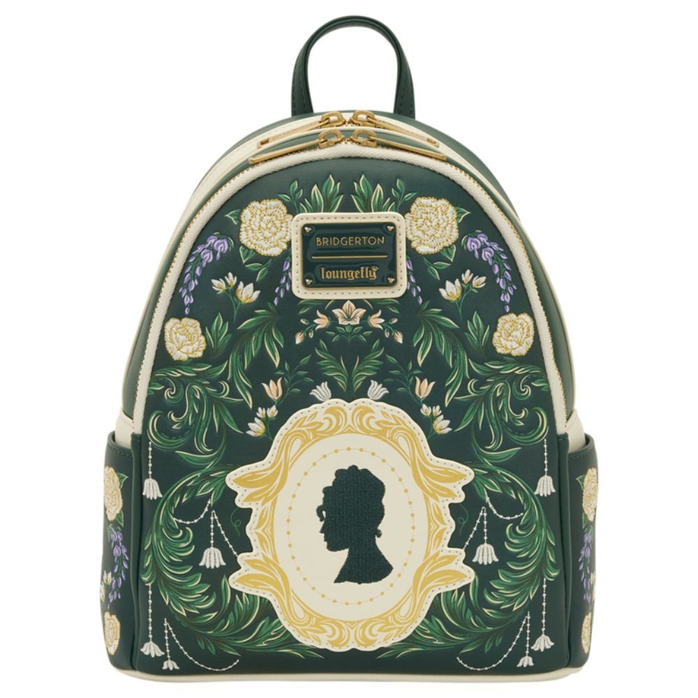 Mochila Bridgerton Silhouette Floral Netflix Loungefly 26cm Frikytopia