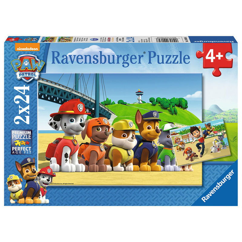 Puzzle Patrulla Canina Paw Patrol Beach 2x24pz Frikytopia