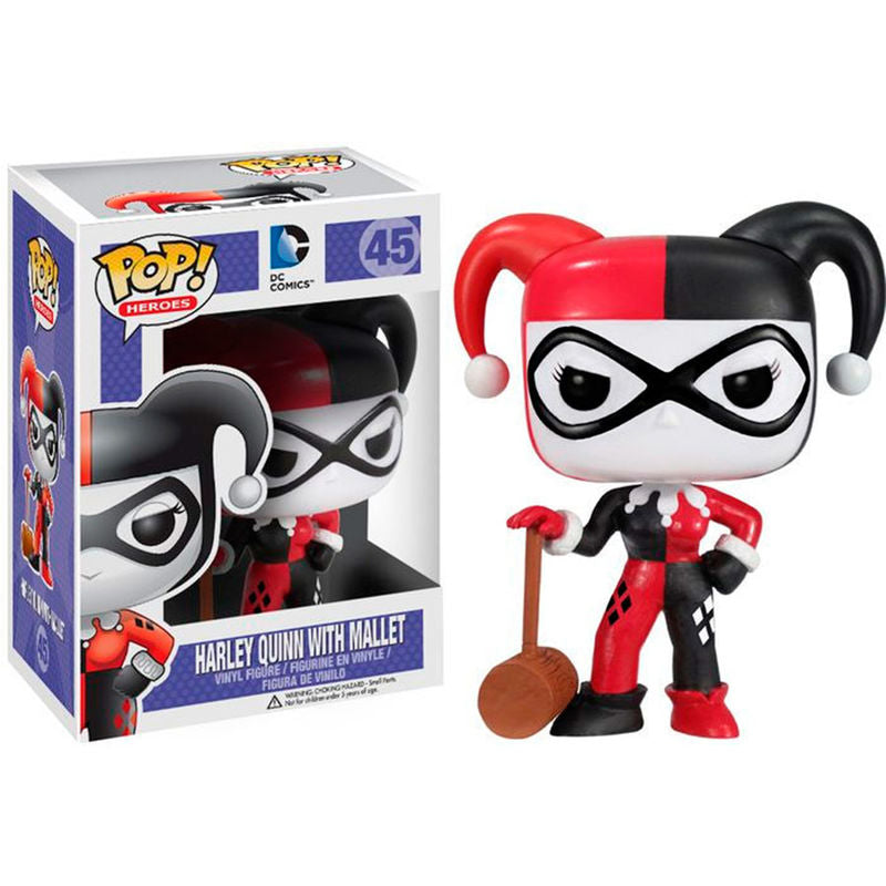 DC Comics POP! Vinyl Figura Harley Quinn & Mallet 9 cm