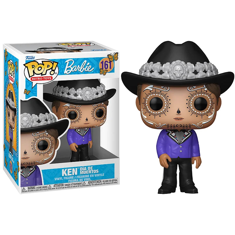 Barbie POP! Retro Toys Vinyl Figura Ken Dia de los Muertos 9 cm
