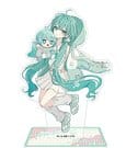 Character Vocal Series 01: Hatsune Miku Miku Hug Series Soporte de acrílico: Flower Ver. 15 cm