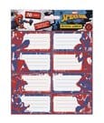 Spider-Man Etiquetas escolares Red, White and Blue