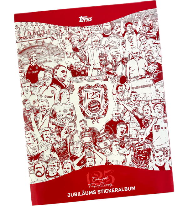 125 Jahre FC Bayern München Álbum para Cromos *Edición Alemán*