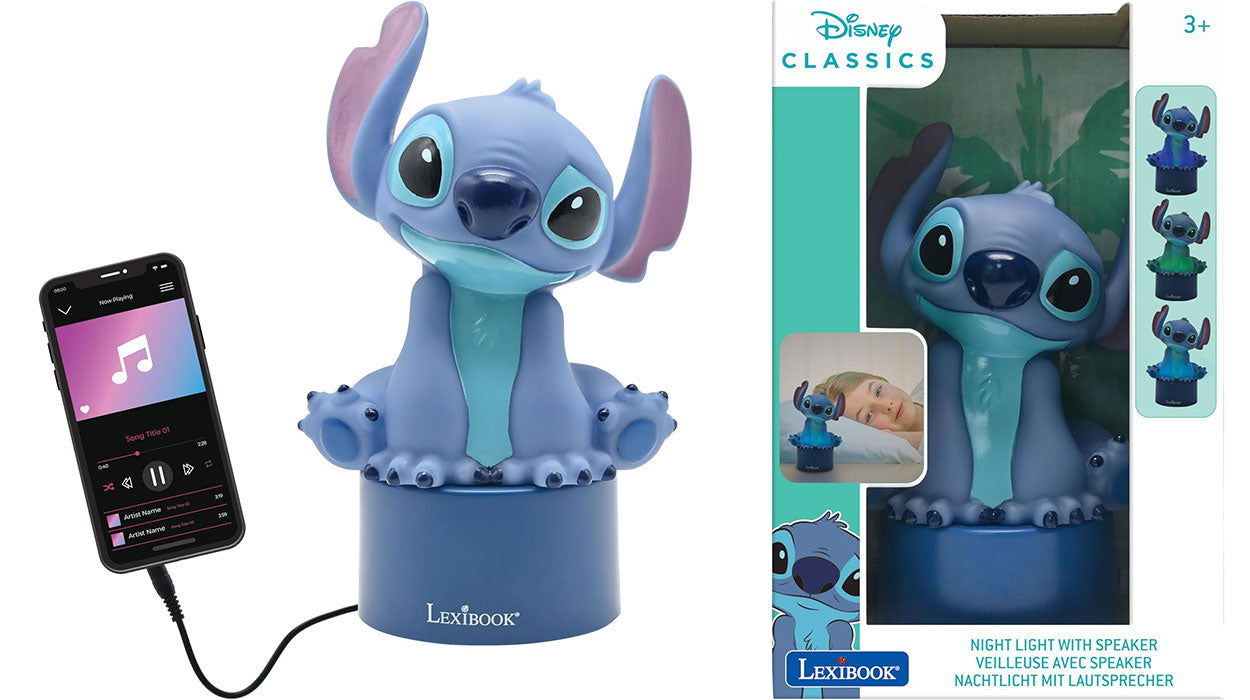 Altavoz luz nocturna Stitch Disney