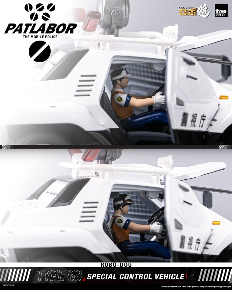 Mobile Police Patlabor ROBO-DOU Tipo 98 Vehículo de control especial 10 cm