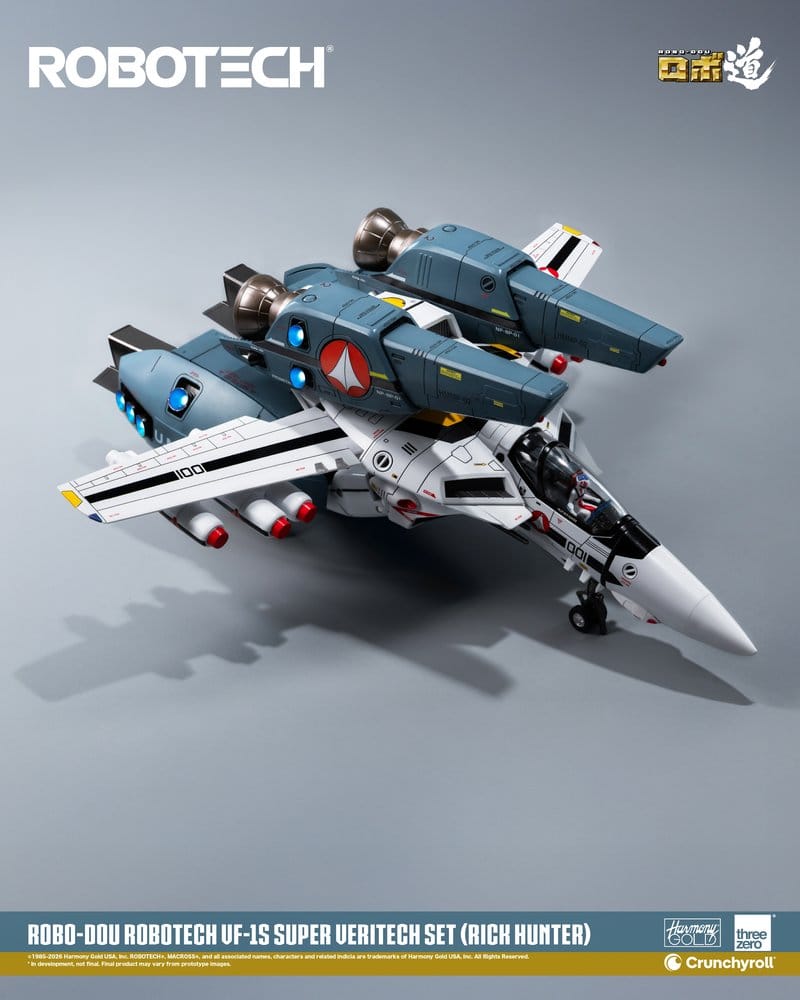 Robotech Robo-Dou Figura VF-1S Super Veritech Set (Rick Hunter) 20 cm