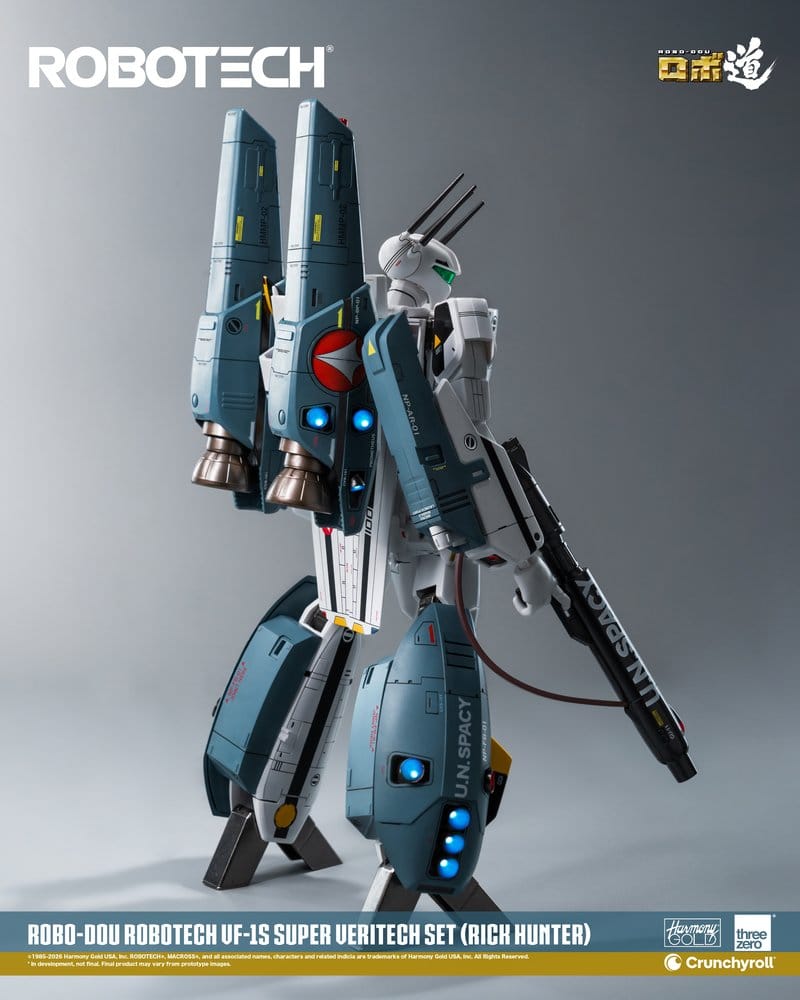 Robotech Robo-Dou Figura VF-1S Super Veritech Set (Rick Hunter) 20 cm