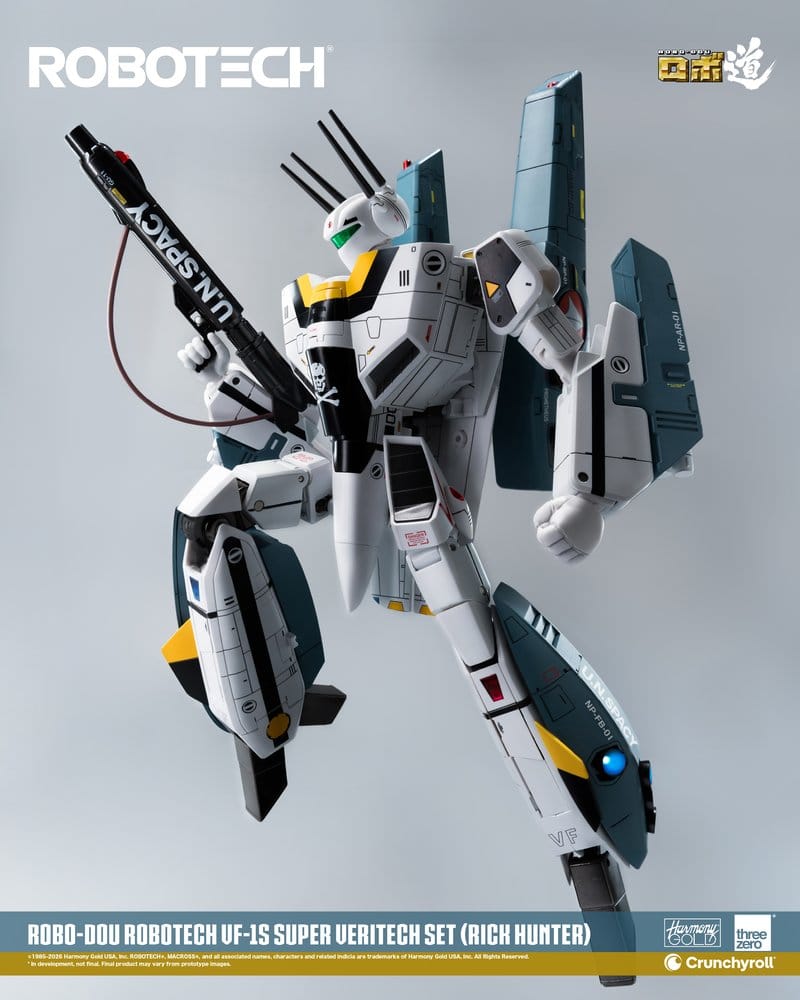 Robotech Robo-Dou Figura VF-1S Super Veritech Set (Rick Hunter) 20 cm