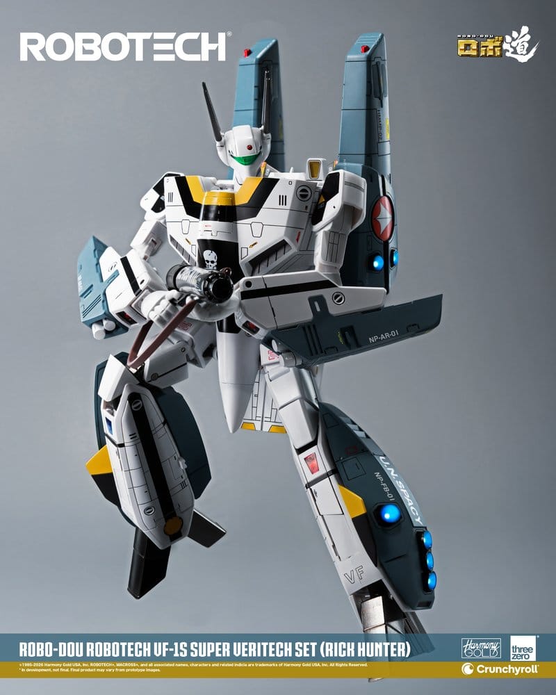 Robotech Robo-Dou Figura VF-1S Super Veritech Set (Rick Hunter) 20 cm