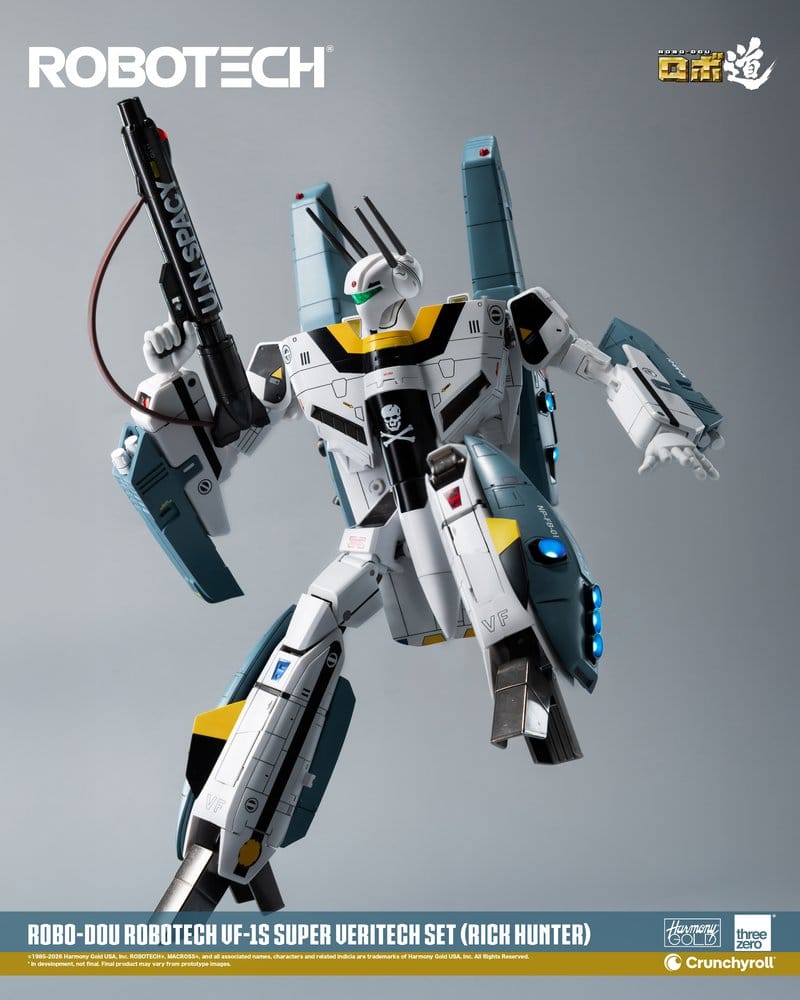 Robotech Robo-Dou Figura VF-1S Super Veritech Set (Rick Hunter) 20 cm