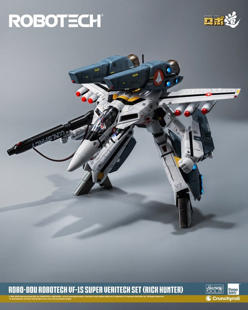 Robotech Robo-Dou Figura VF-1S Super Veritech Set (Rick Hunter) 20 cm