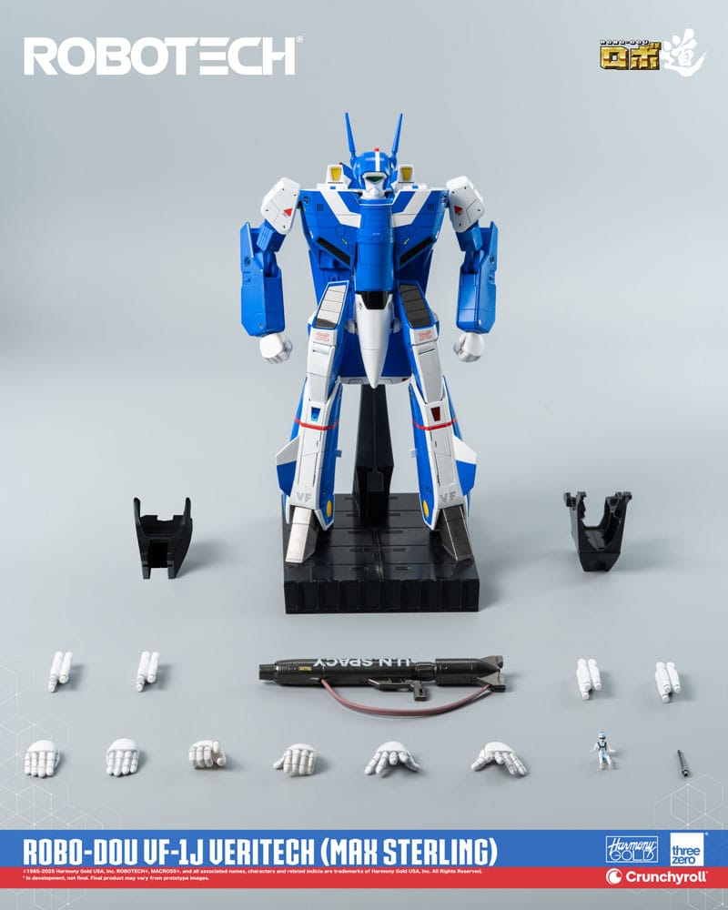 Robotech Figura ROBO-DOU VF-1J Veritech (Max Sterling) 20 cm