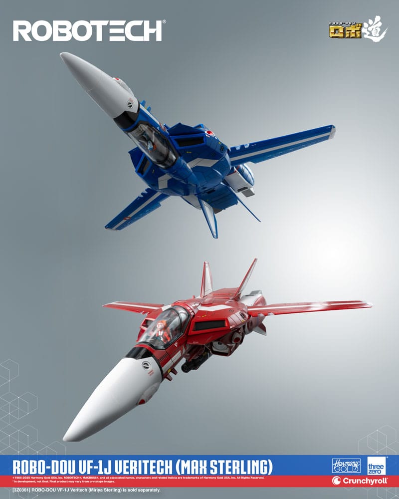 Robotech Figura ROBO-DOU VF-1J Veritech (Max Sterling) 20 cm