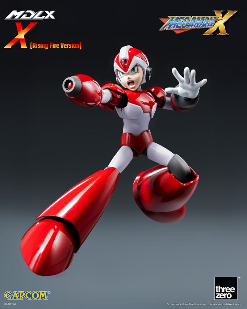Mega Man Figura MDLX Rockman X / Mega Man X (Rising Fire Version) 12 cm