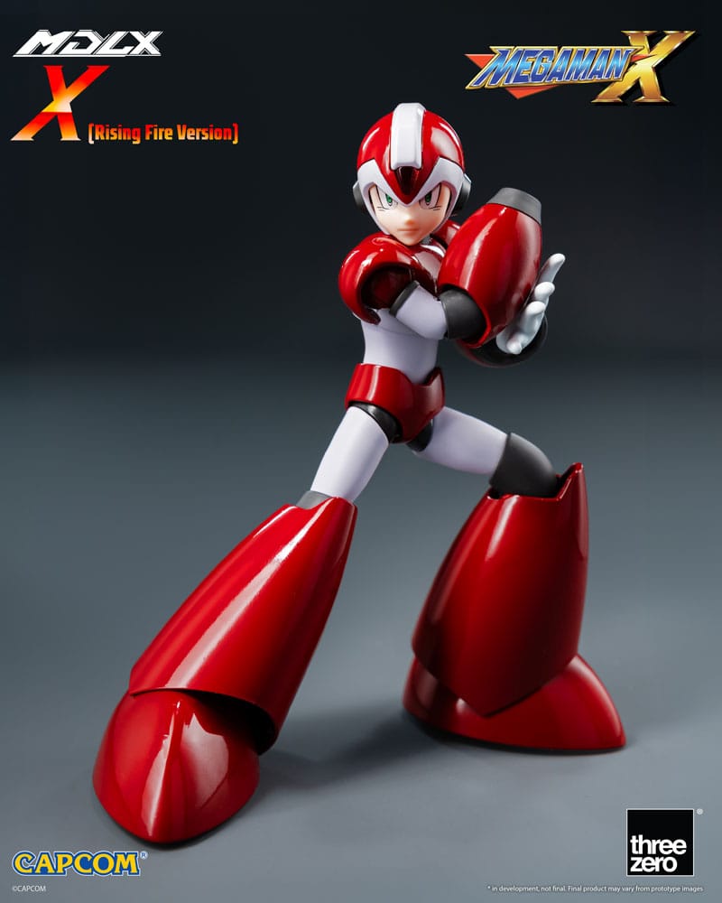 Mega Man Figura MDLX Rockman X / Mega Man X (Rising Fire Version) 12 cm