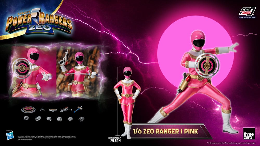 POWER RANGERS ZEO RANGER I PINK 1/6 Figura
