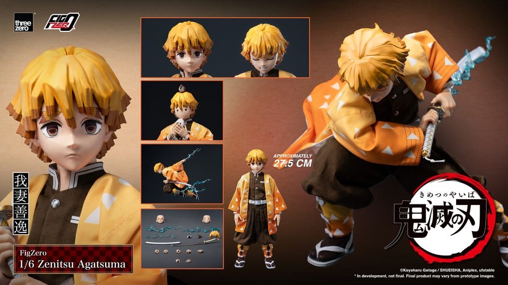 Demon Slayer: Kimetsu no Yaiba FigZero Figura 1/6 Zenitsu Agatsuma 28 cm